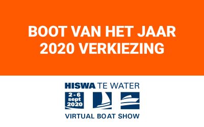 Uitnodiging voor nominatie Boot van het Jaar 2020 verkiezing