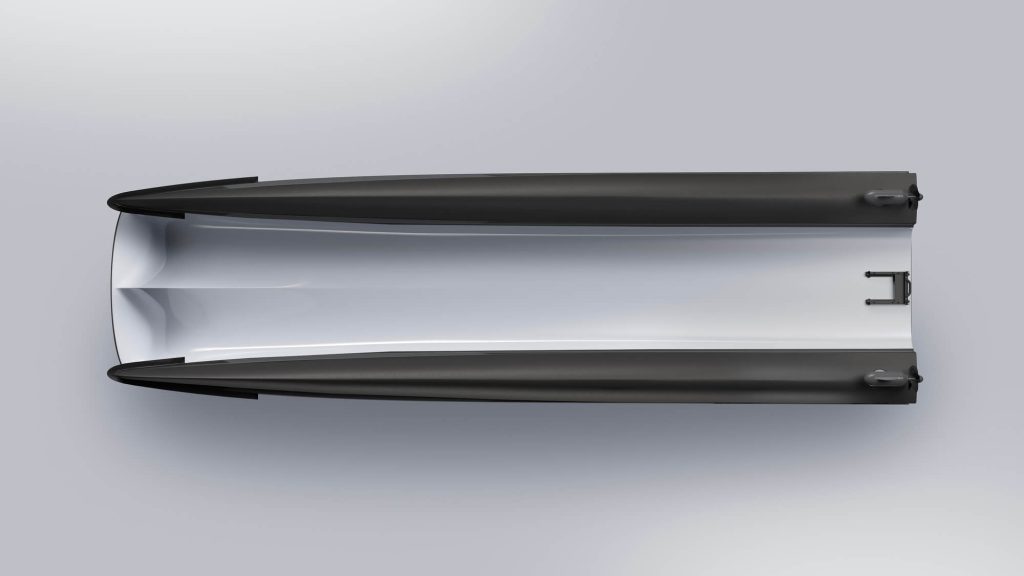 DC25 catamaran Bottom