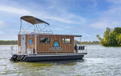 Nieuw in Nederland de Flexmarine Houseboat, exclusief te koop bij Olav Boats