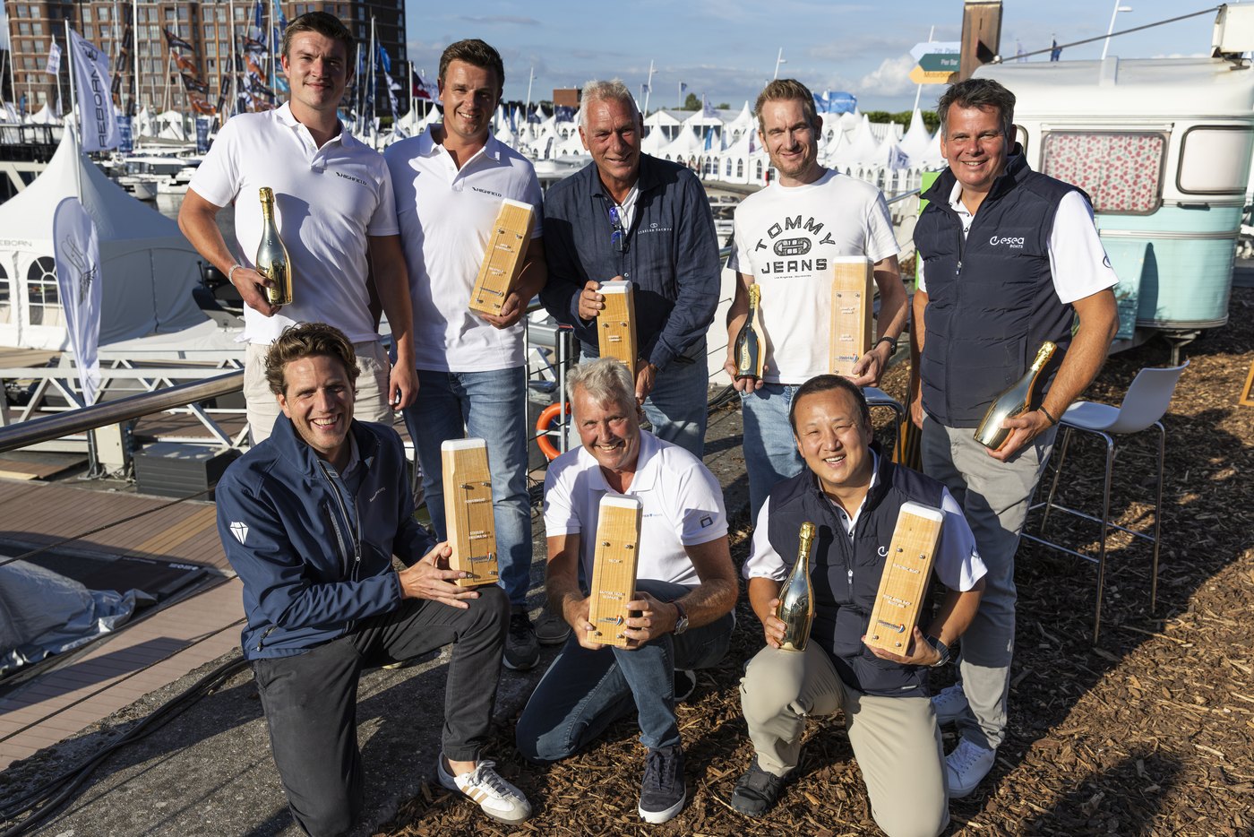 Groepsfoto van de winnaars van de Boot van het Jaar Awards 2026